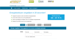 Desktop Screenshot of energiebedrijvenvergelijken.nl